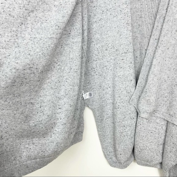 Lou and Grey Waterfall Drape Gray Knit Cardigan - Picture 5 of 10